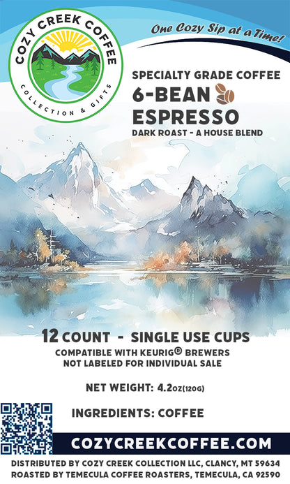 6-Bean Espresso Blend (Single-Use Pods)