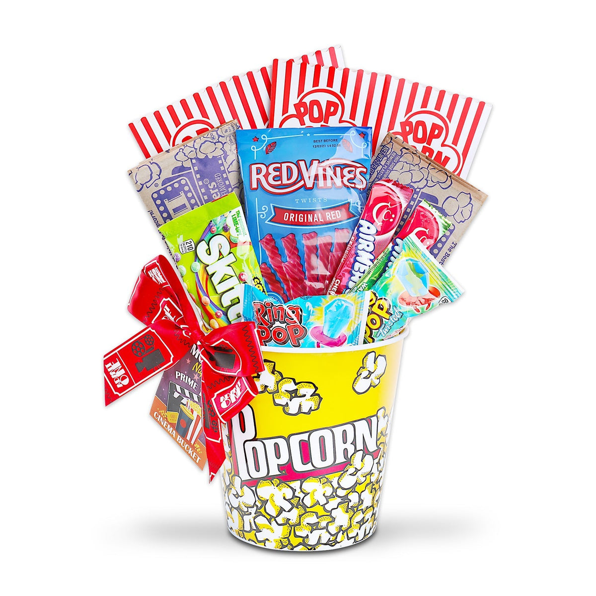Pop-ular Movie Night Gift Basket