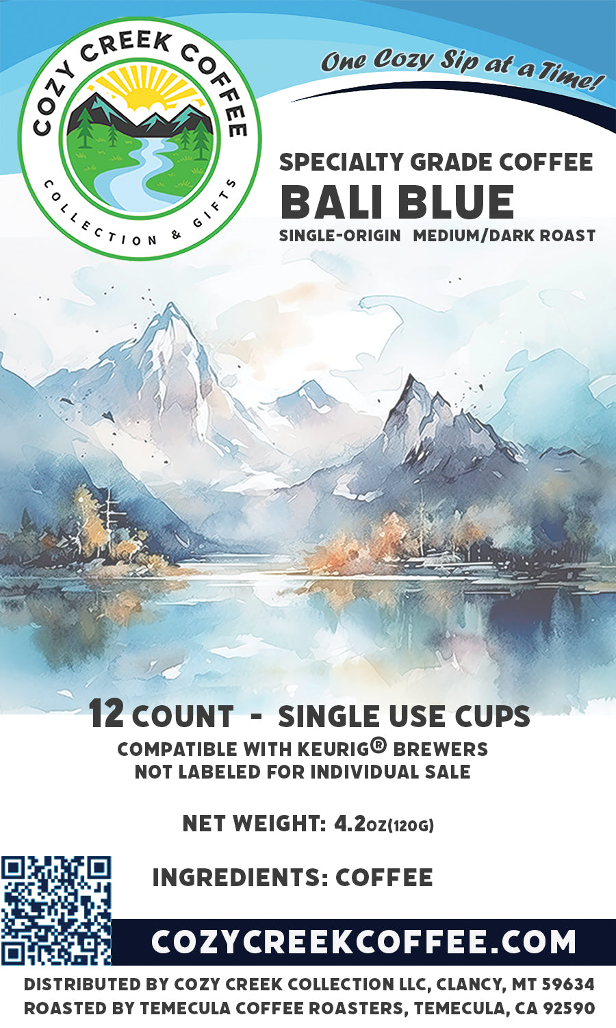 Bali Blue (Single-Use Pods)